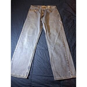 Levi's 505 Jeans Mens 36x32 Straight‎ Leg Blue Denim